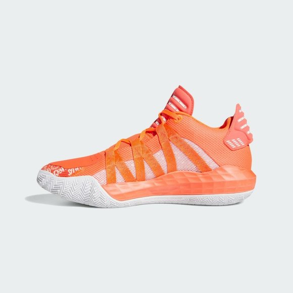 adidas dame 6 orange